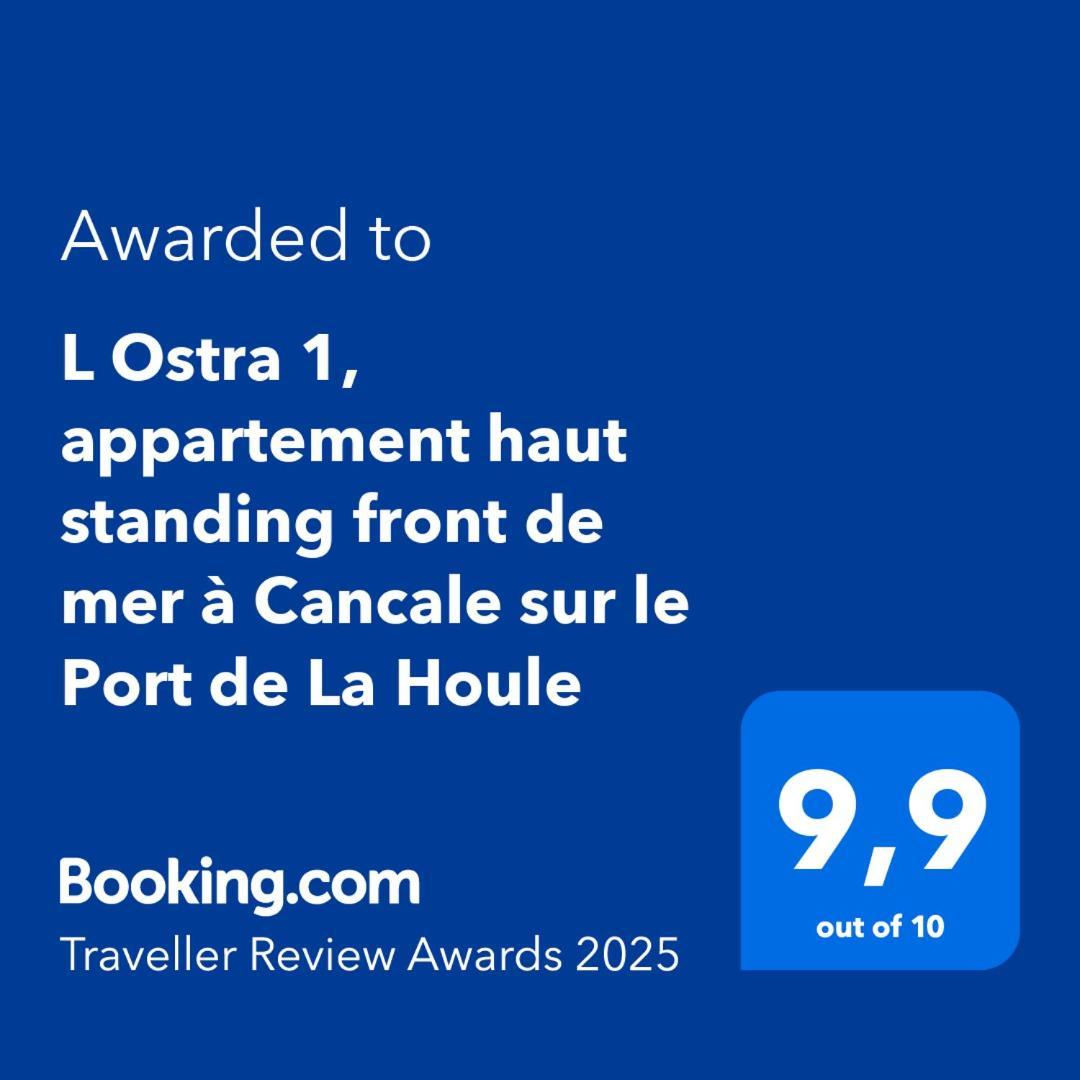 L Ostra 1, Appartement Haut Standing Front De Mer A Cancale Sur Le Port De La Houle Екстер'єр фото